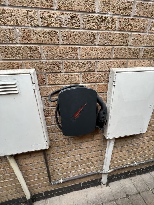 Click Here To Enlarge This Photo Of Domestic EV Charge Installation